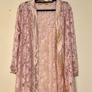 Netted Cardigan/Cover Up/Kimono